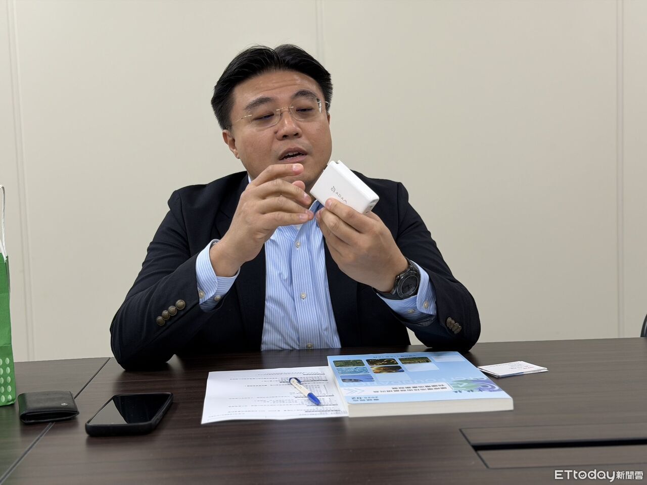 ▲▼     台灣科技大學應用科技研究所王復民教授        。（圖／記者蘇晟彥攝）