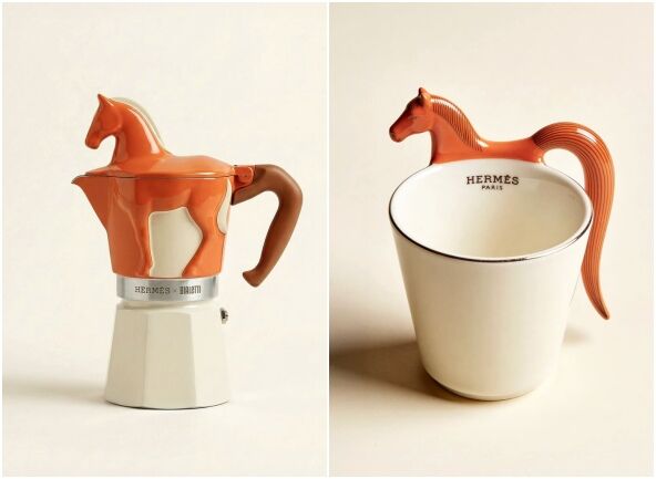 ▲Herm&egrave;s x Bialetti摩卡壺。（圖／翻攝Jane Morelli IG）