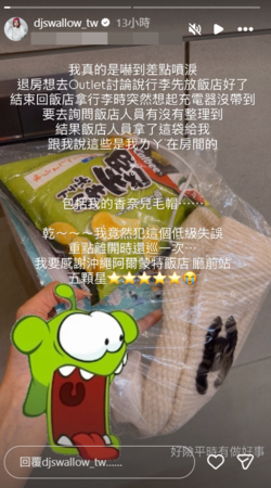 ▲▼DJ妖嬌。（圖／翻攝自Instagram／djswallow_tw）