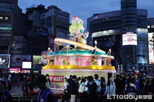 ▲▼ 蔣萬安「2026台北燈節」西門展區點燈儀式         。（圖／記者徐文彬攝）