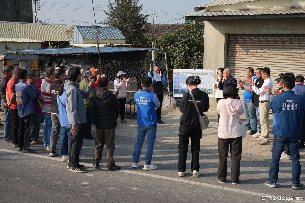 管線開挖導致路面龜裂! 二崙、崙背幹道翻新工程3月啟動