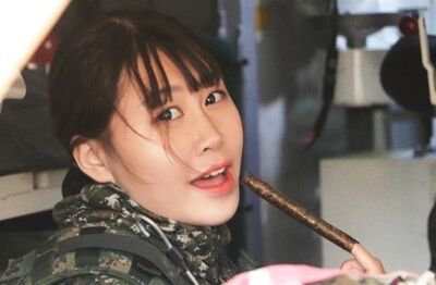 新國軍之花！　M1A2T戰車女排長「電眼照」曝光