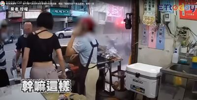 屎在滾借廁所被拒！新竹惡煞暴怒砸早餐店　狂扁闆娘下場曝