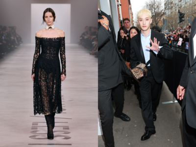 時裝周 / FENDI黑蕾絲洋裝超性感　方燦拿的老虎紋包可預購搶先擁有