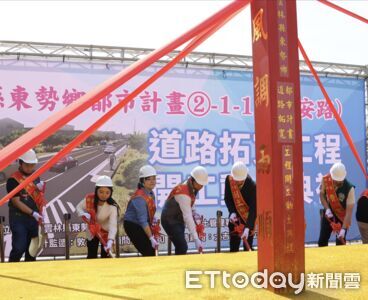 雲林東勢鄉康安路拓寬動土　6千萬打造安全聯外道路