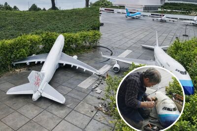 小人國模型又遭破壞「機翼破碎」！園方籲家長：示範界線與分寸