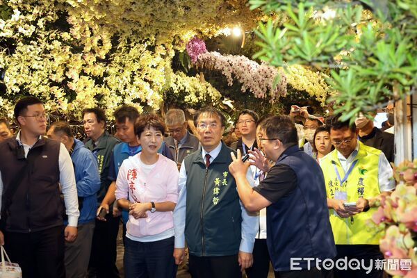 ▲2026台灣國際蘭展暨花卉科技展27日在台南後壁盛大開園，吸引國內外嘉賓齊聚。（記者林東良翻攝，下同）
