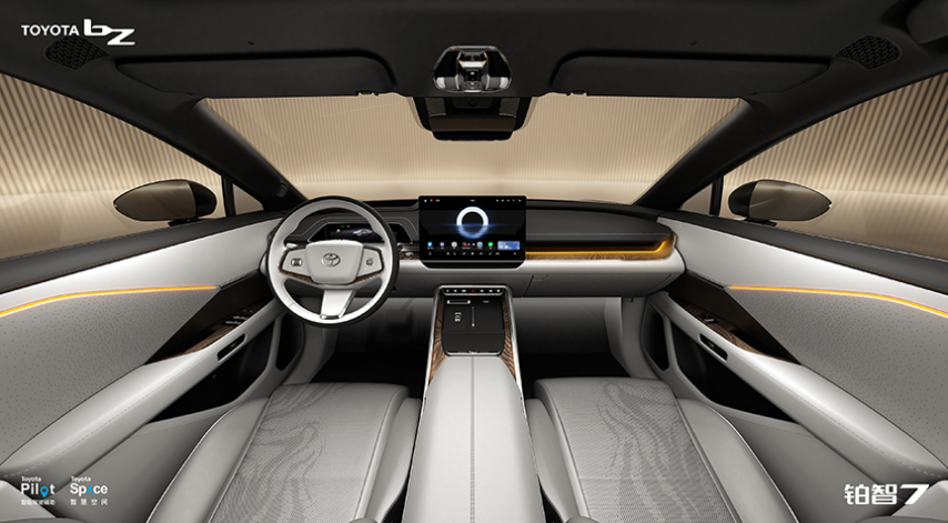 ▲去年於上海車展發表的全新TOYOTA bZ7，大陸即將在3月上市接單。（圖／翻攝自TOYOTA、資料照）