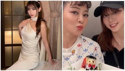 「最美星二代」23歲了！王彩樺大女兒解放斜肩⋯轉側面S曲線全看光