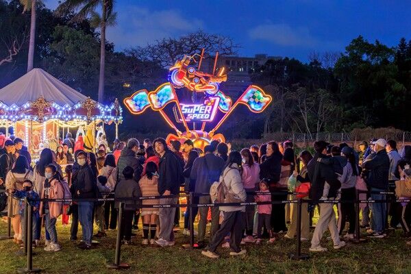 ▲2026桃園燈會遊樂設施「提早開玩」囉！