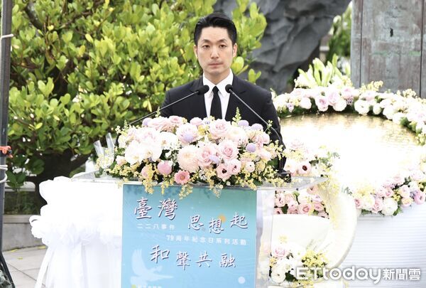 ▲▼台北市二二八事件79周年紀念會-蔣萬安。（圖／記者黃克翔攝）