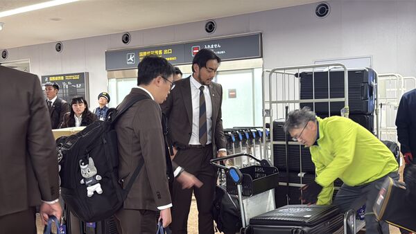 ▲中華隊抵達宮崎。（圖／球迷提供）