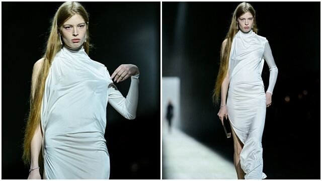 馬斯克「跨性別女兒」登米蘭時裝週!穿Gucci白禮服走秀 嗨喊笑死