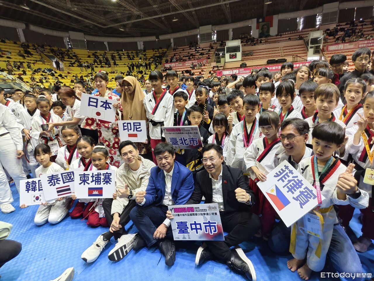 3300選手同場較勁 國際跆拳道盛會點燃台中