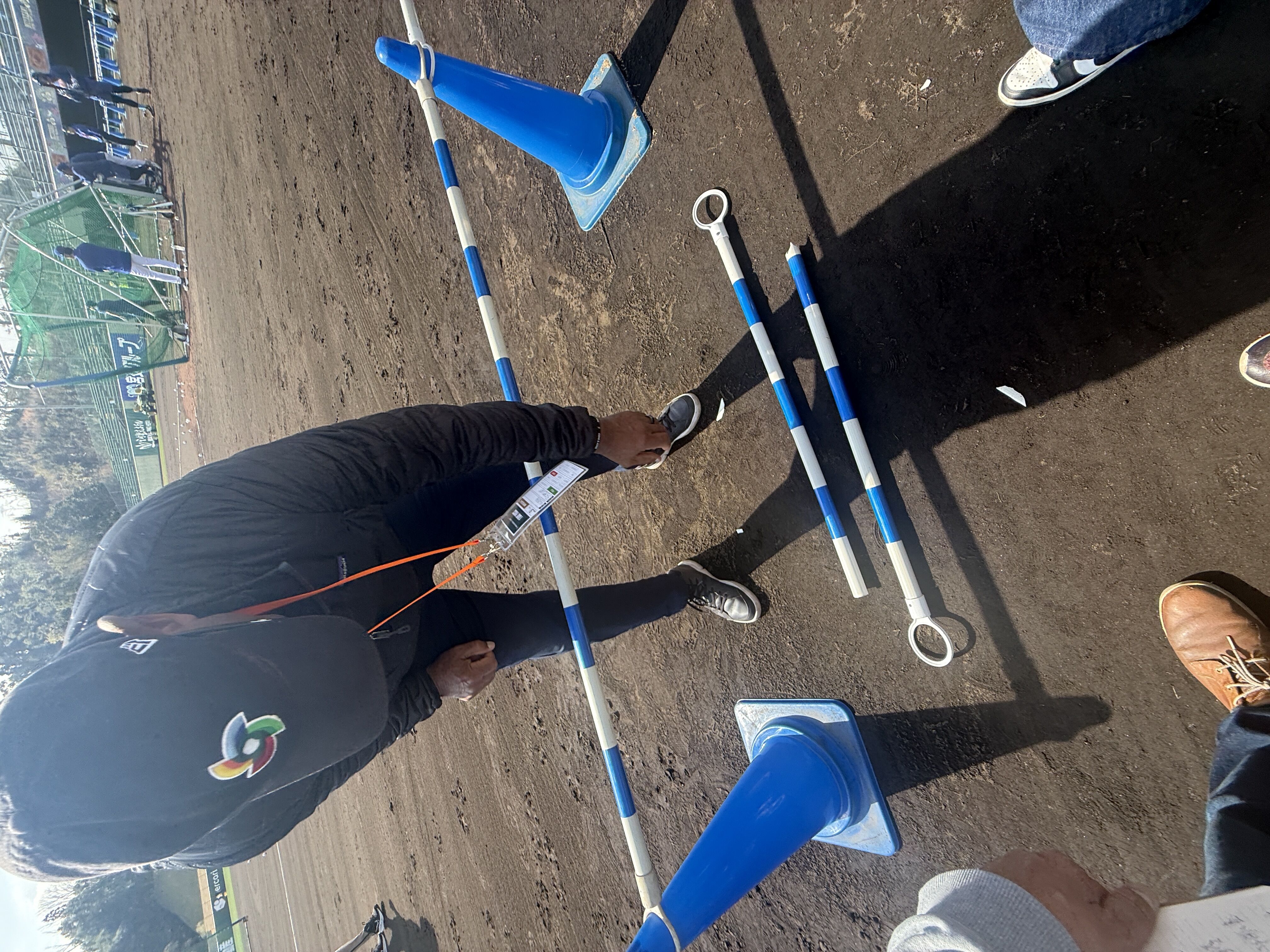 ▲▼李灝宇界外球斷棍。（圖／記者楊舒帆攝）