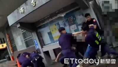 屏東3煞警局旁囂張持球棒狂砸車！拒捕叫囂遭壓制上銬