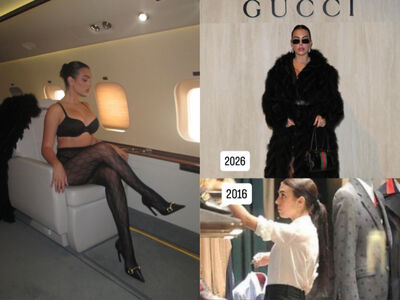 喬治娜Gucci店員變頭排嘉賓　自貼「麻雀變鳳凰」對比照