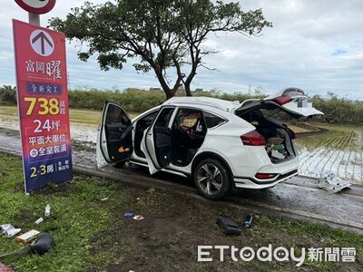 快訊／桃園高鐵南路大貨車撞小客車　乘客2死駕駛命危！