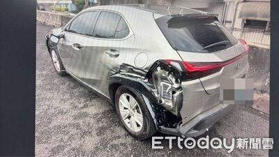 國1彰化溪州段追撞！貨車未保持距離釀禍　休旅車屁股開花