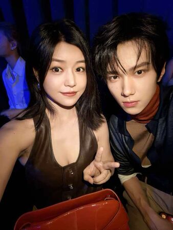 ▲陳妍希到米蘭參加時裝週。（圖／翻攝自微博）