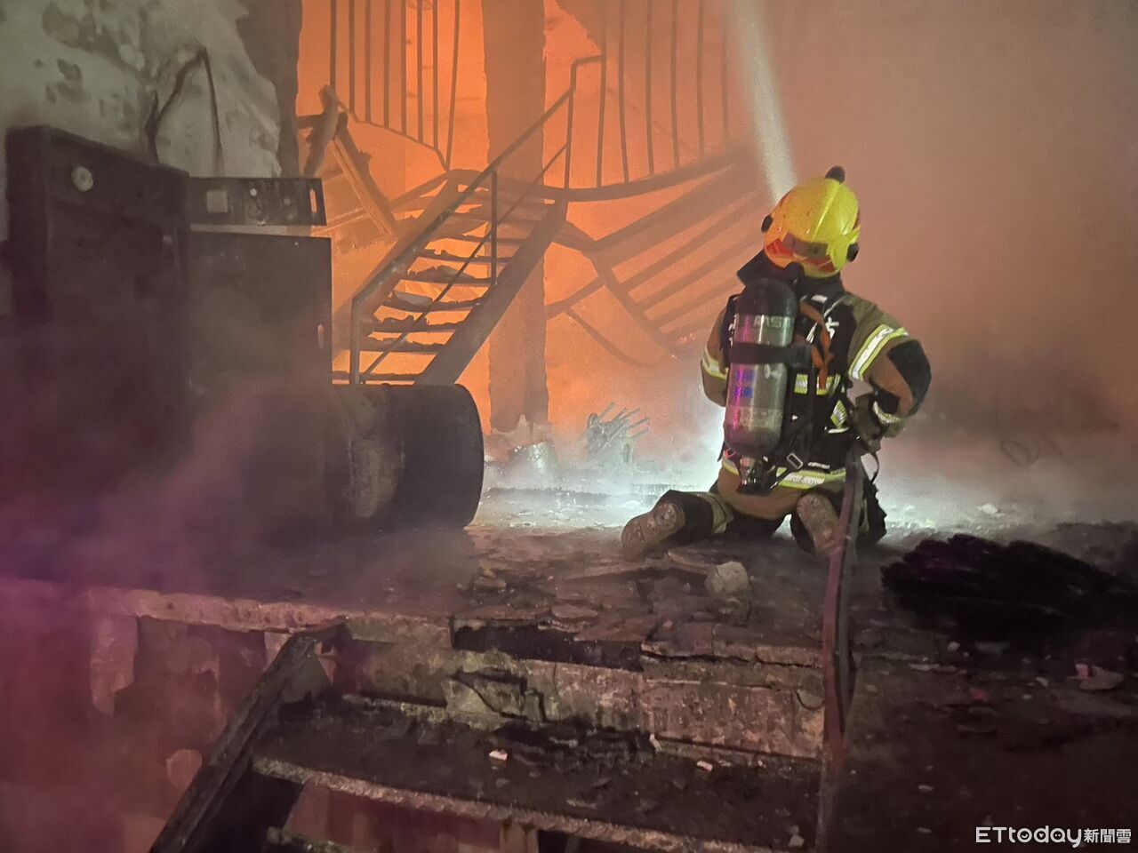 台南官田工廠火警「秒級偵測」 自動警報立功零傷亡