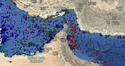 誰敢過？荷姆茲海峽監測是密集「靜止紅點」　全球油價將面臨衝擊