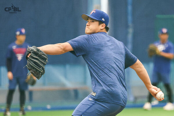 ▲中華隊宮崎練球，莊陳仲敖。（圖／中職提供）