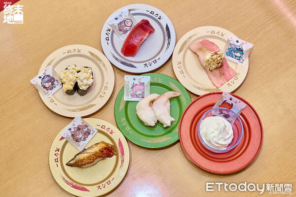 ▲壽司郎與遊戲《明日方舟：終末地》聯名活動今日起登場。（圖／壽司郎提供）