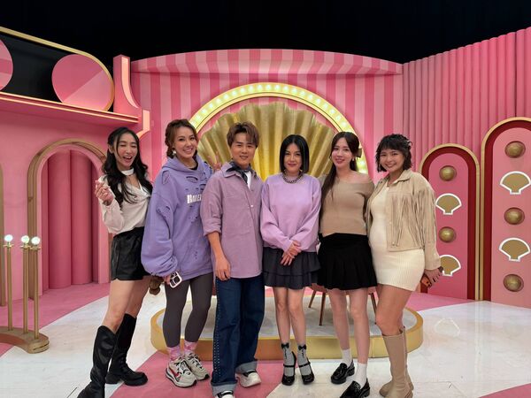 ▲陳孟賢與苗可麗一起主持。（圖／三立提供）