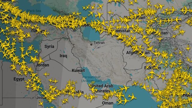 中東領空一片淨空!「3大轉運樞紐」關閉第2天 全球航線大亂