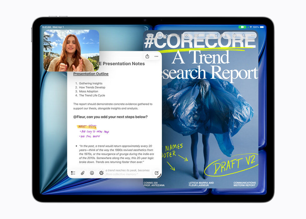 ▲全新 iPad Air 登場。（圖／翻攝自蘋果官網）