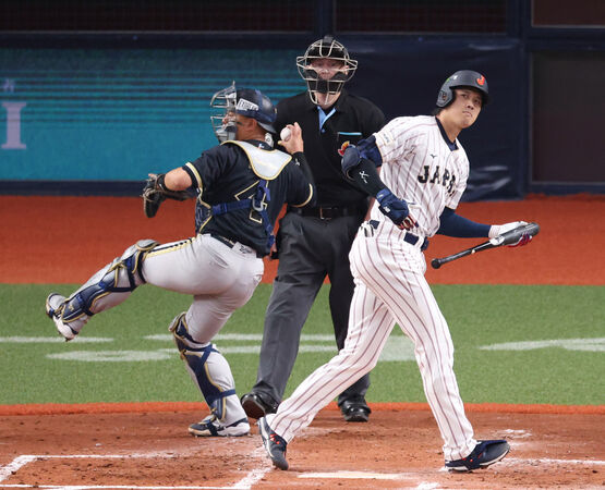 ▲WBC日本隊大谷翔平3打數繳白卷還吞1K。（圖／達志影像／美聯社）