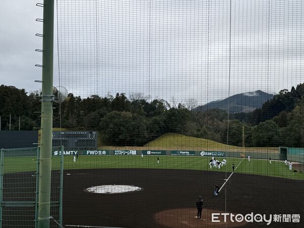 ▲宮崎球場放晴。（圖／記者楊舒帆攝）