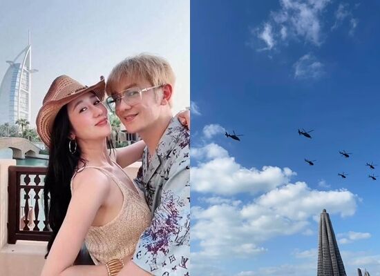 ▲陳浩民夫妻受困杜拜。（圖／翻攝自微博）