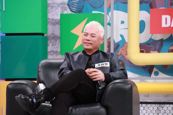 ▲▼巫啟賢錄製《綜藝OK啦》。（圖／中天電視提供）