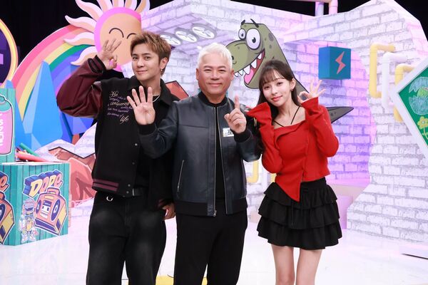 ▲▼巫啟賢錄製《綜藝OK啦》。（圖／中天電視提供）