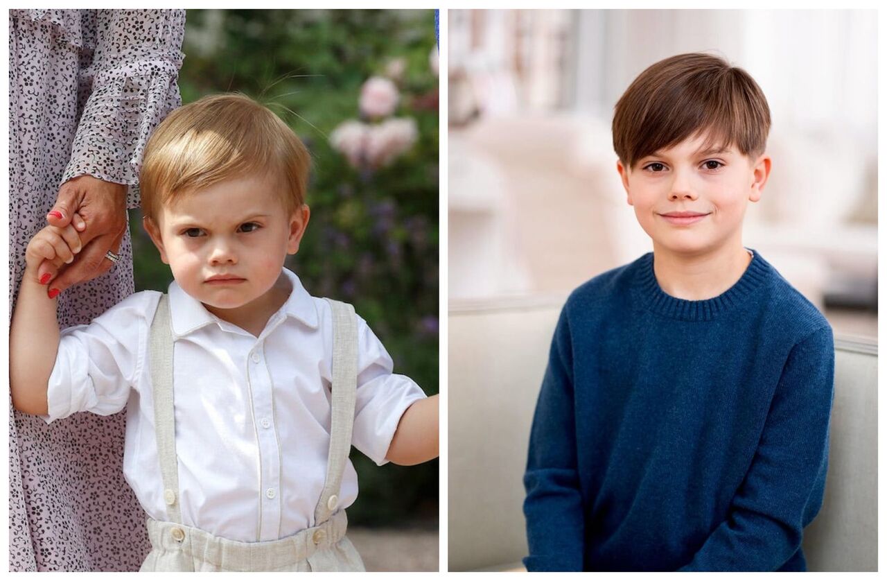 瑞典小王子10歲了!告別「招牌厭世臉」 緊黏姊姊變身小帥弟