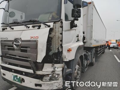 國道1號北上319.1公里連環撞　3車事故釀3人輕傷