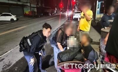 球場上拚球技　大武警場邊宣導交安反詐護平安