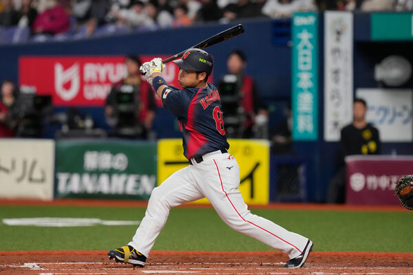 ▲WBC日本隊近藤健介、大谷翔平。（圖／達志影像／美聯社）