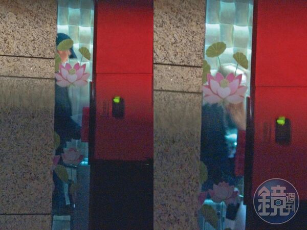 2/28 22：34凱文（左圖）讓蔡瑞雪（右圖）進他的家後，一起享用外送的海底撈。