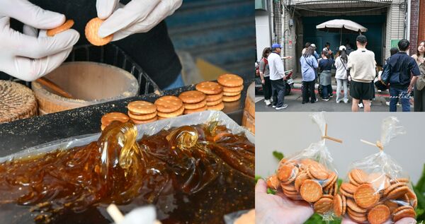 ▲▼迪化街純正麥芽餅。（圖／部落客水晶安蹄不務正業過生活授權提供）