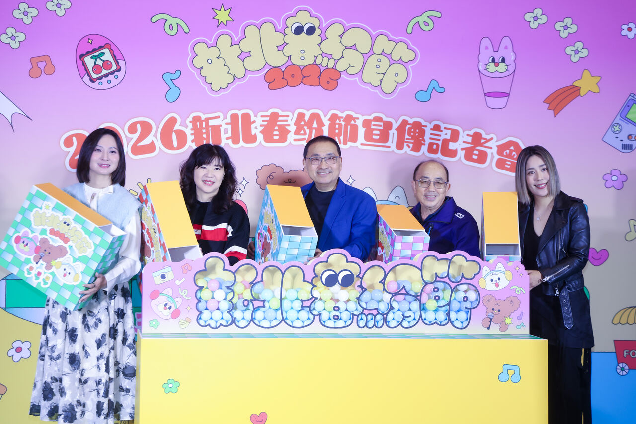 新北春紛節3/21開跑 侯友宜邀齊聚聽歌吃美食