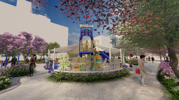 ▲台中市首座塗鴉主題公園「菜奇鴉公園」，3月開工，預計10月完工。（圖／台中市建設局提供）