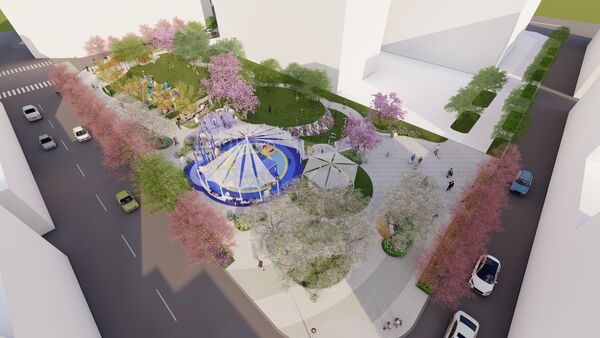 ▲台中市首座塗鴉主題公園「菜奇鴉公園」，3月開工，預計10月完工。（圖／台中市建設局提供）