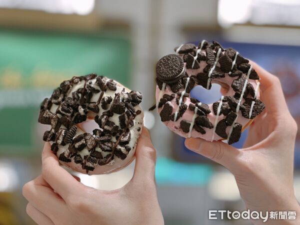 ▲▼Krispy Kreme攜手OREO推出4款限定甜甜圈 。（圖／記者蕭筠攝）