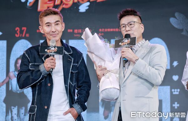 ▲▼沈玉琳、夏語心、林育品(阿喜)、海產 全新節目《黑白威廉Fighting》開播記者會，潘若迪。（圖／記者周宸亘攝）