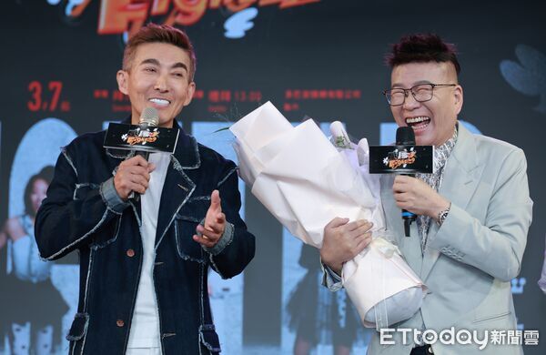 ▲▼沈玉琳、夏語心、林育品(阿喜)、海產 全新節目《黑白威廉Fighting》開播記者會，潘若迪。（圖／記者周宸亘攝）