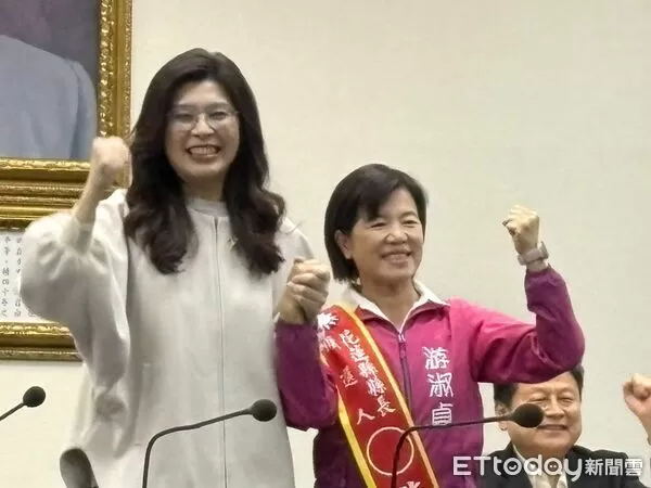 ▲▼國民黨主席鄭麗文宣布花蓮縣長候選人游淑貞。（圖／記者鄭佩玟攝）