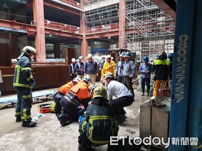 快訊／國賓飯店改建工程意外！工人施工墜樓　搶救無效亡